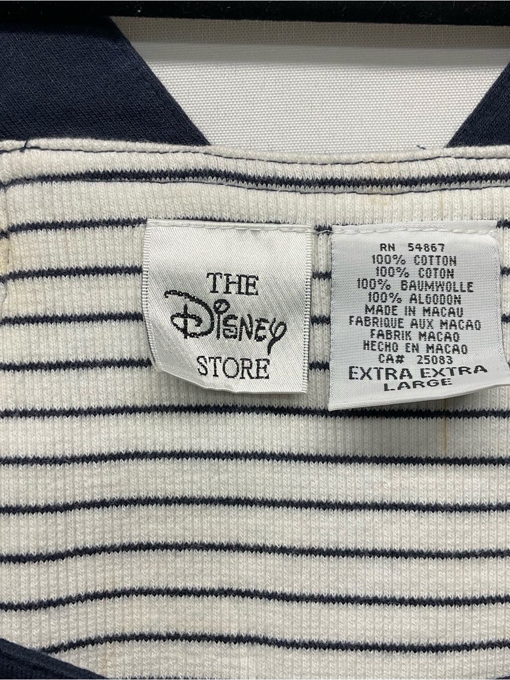 VTG Disney Winnie the Pooh “Day at the shore”Overall Midi Dress Size XL 90s Y2K - Picture 7 of 8